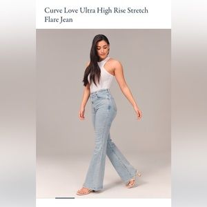 Curve Love Stretch Flare. Abercrombie